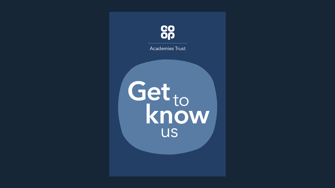 Image showing the flyer 'Get to know us'